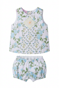 Birdie Bloom Heirloom diaper Set | 0–3 Months