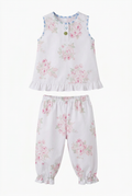 Bluebird Bloom Pinafore & Long Bloomers Set | 9–12 Months